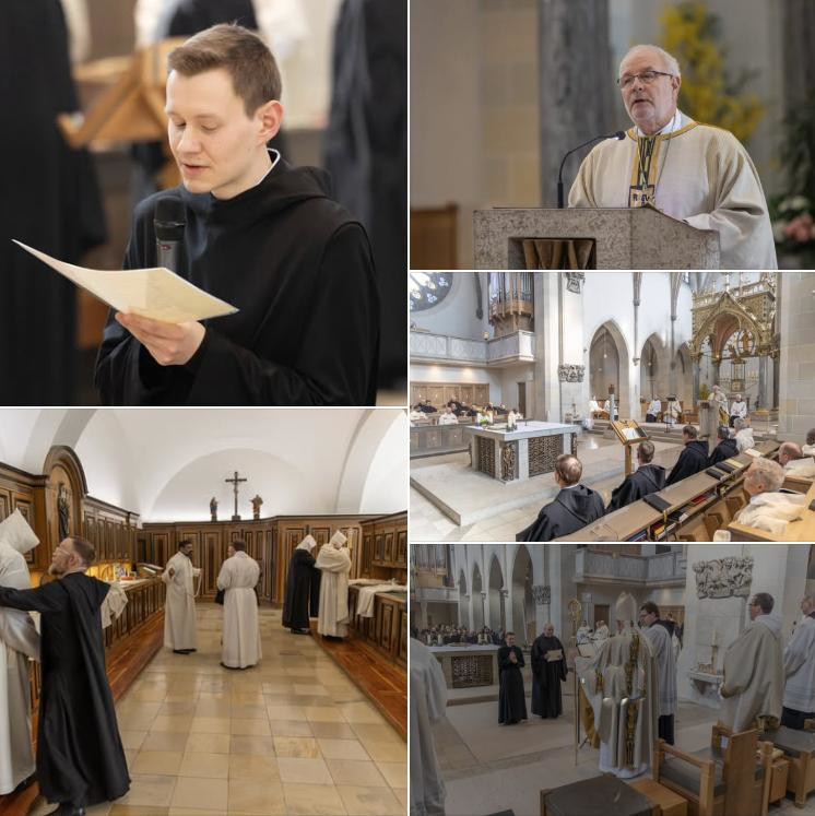 Zeitliche Profess Br. Bernhardin